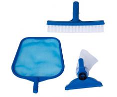 Intex 29056 - Kit de limpieza básico recoge hojas, cepillo y cabezal