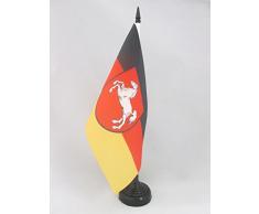 AZ FLAG Bandera de Mesa del Estado DE Baja Sajonia 21x14cm - BANDERINA de DESPACHO Niedersachsen - Alemania 14 x 21 cm