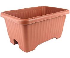 Iris Ohyama, Maceta, jardinera de aire con sistema de drenaje de agua, para la jardinería - Air Vegetable Planter530 - Marrón