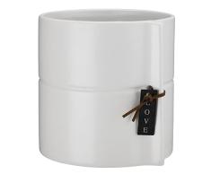 VERDENIA Eliza 24913 - Maceta Decorativa para Plantas de cerámica, diseño Moderno y Atemporal, Muchos Colores, 13 cm, Color Blanco