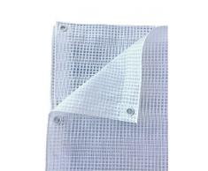 Garden Friend T1738011 - Toalla Jolly PE con Ojal Cada 50 cm L. 400 cm de Altura. 350 Transparente