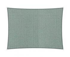 Shadow Comfort Sombra Vela Sombrilla Permeable al Agua HDPE Toldo de jardín para Exterior Jardín Terraza UV Bloque - Rectángulo 4x5m - Country Blue