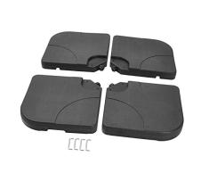 Gartenfreude 4950-1002 - Soporte para sombrilla, Color Negro