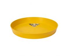 Elho Loft Urban Saucer Round 17 - Plato por Exterior Y Accesorios - Ø 17.3 x H 2.4 cm - Amarillo/Ochre
