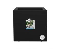 Elho Vivo Next Square 30 - Jardinera por Interior Y Exterior - Ø 29.5 x H 29.5 cm - Negro/Living Black