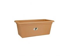 elho Green Basics Garden XXL Jardinera, 62 litros, Mild Terra, 78x39x34,2 cm