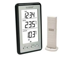 La Crosse Technology WS9160 - Estación meteorológica USB (con Reloj), Gris
