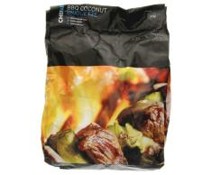 Chef Aid Briquetas de Barbacoa, 100% carbón Natural, duraderas y de bosques Bien gestionados, fáciles de encender y duraderas