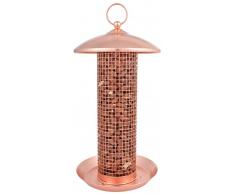 Fallen Fruits Copper Finish Nut Feeder Comedero para pájaros, Cobre