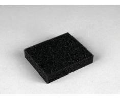 Ratio Parts Filtro de Aire Plano 130 x 108 x 25 mm para Castel Garden, Stiga Cortacésped Filtro de Aire Plano, Negro
