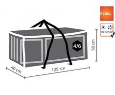 Perel Garden occb Funda para cojín, Antracita, 125 x 40 x 50 cm