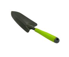 Xclou Paleta de Mano Negro/Verde con Plata martillada, Cuchara Formgerechtem Mango Herramienta de jardín, Paleta de Mano con Recubrimiento en Polvo Schäufe Lchen con Martillo Plateado