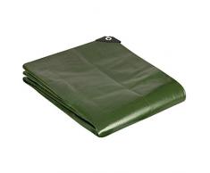 Mugar-Toldo/Lona Verde de Polietileno de 120g/m2 Impermeable, para Camping, protección de vehículos, Muebles de jardín, leña, Obras y Otros usos. (6x10m)