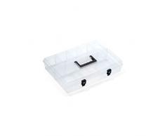 Prosperplast Caja de almacenaje Nun, Dimensiones 40 x 29,8 x 8,5 cm