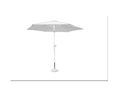 Milo srl COS095 sombrilla de jardín Ø 3 poste central blanco para exterior Restaurante Gelateria Bar Hotel Albergo