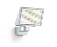 Steinel Xled Home 3 SL 006891 - Foco sensor LED para exterior, proyector con 18 vatios potencia y 1426 lm luminosidad, 3700 K color de luz, Foco LED con sistema de refrigeración inteligente, color plata