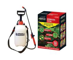 Spear & Jackson 5LPAPS Pulverizador a presión con Bomba de 5 litros + Herbicida Total 100ml