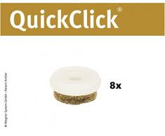 Wagner QuickClick® Suelo para sillas (Ultrasoft, Mecanismo QuickClick, 8 Unidades Ultra Soft – Diámetro 20 Mm – 15829300