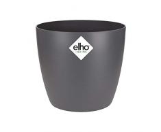 Elho Brussels Round Mini 9,5 - Macetero - Anthracite - Interior - Ø 10.2 x A 8.7 cm