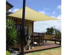 Papillon 8091182 Toldo Vela Sombra Jardin Cuadrada 3,6x3,6 Metros Beige