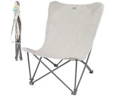 Aktive 62638 - Sillón plegable exterior camping, playa, jardín | Medidas 78x76x91,5cm |Incluye asa de transporte | Soporta hasta 115kg | Sillas plegables, silla exterior, camping