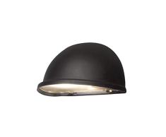 Konstsmide 7325-750 Torino - Aplique de pared (25 W, mate), color negro