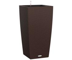 Lechuza 15245 - Maceta Cubico Cottage 40 Kit completo, Moca (40 x 40 x 75)
