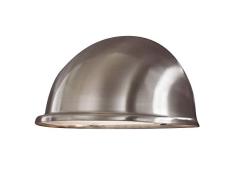 Konstsmide Torino 7325-000 - Lámpara de Pared de Acero Inoxidable (20 x 10,5 x 10 cm, 1 x 25 W, IP23)