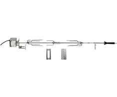 CAMPINGAZ Culinary Modular Rotisserie Kit, Juego para Asar Pollos u Otras Aves, asador Universal para barbacoas 3 Series y 4 Series, pincho eléctrico con Tenedor y Motor
