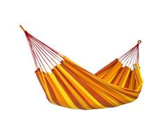 Jobek 25349 Hamaca sin Palo de Madera JOIA, 100% JobekCord, Rojo Naranja Amarillo Rayada
