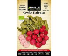 Semillas Ecológicas Hortícolas - Rabanito redondo rojo Saxa - ECO - Batlle