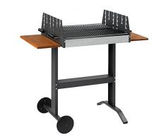 Dancook 5000 - Barbacoa con 2 parrillas, 62x25 cm, cocción horizontal y vertical