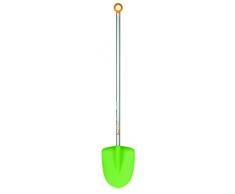 Fiskars Pala, Para niños, Longitud: 91 cm, Material sintético/Aluminio, Verde/Naranja, 1001420