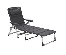 Crespo AL/233-DL-40 - Cama con Brazos 6 pos.c/Almohada Patas reforzadas, Color Gris Antracita