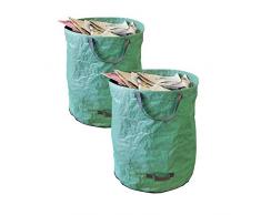 TerCasa Bolsas de Basura de jardín 272 L, Verde, 272 L