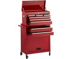 Garden Friend - Carro para herramientas, color rojo