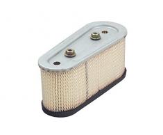 Ratio Parts Ovalado Filtro de Aire 180 x 70 x 79 mm para Tecumseh Cortacésped Filtro de Aire Ovalado, Color Blanco