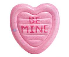 Intex 58789 Colchoneta Corazon Be Mine 145 x 142 Cm