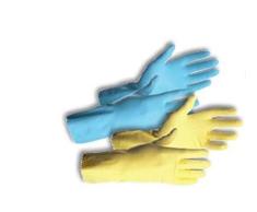 KIXX - Guantes de látex, Color Amarillo