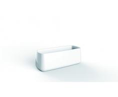 Vondom 42219 - Vasija jardinera de 57 x 127 x 50 cm, simple, color hielo