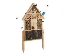 Relaxdays Casa para Insectos, Marrón, 9x37x60.5 cm