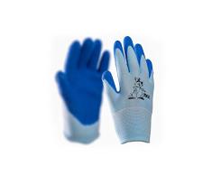 KIXX Guante Infantil Nailon y látex, Talla 4 Azul