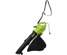 Kinzo DT2250A Soplador de Hojas con Bolsa de Recogida 3000 W 3 en 1 soplador Aspirador y mantillo