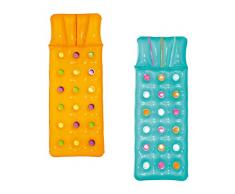 Bestway 43261 Rainbow Butterfly - Colchón Hinchable (2,94 m x 1,93 m)