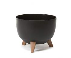 Simply The Best Roma Bowl 2021 | Maceta para Plantas de Hierbas | Contenedor de jardín para balcón | Decoración de Caja organizadora | (290, Negro)