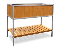 HABAU 2852 - Cama elevada con Marco de Aluminio, Amarillo