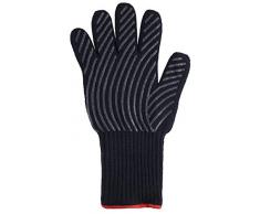 MAGNANI Guante de cocina, Manopla antideslizante para Horno, Microondas, Parrilla, Chimenea, Guantes de barbacoa, para hornear y asar, Resistencia al calor hasta 250 °