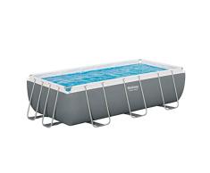 BESTWAY Piscina Desmontable Tubular Power Steel 404x201x100 cm Gris