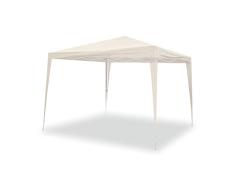 wasabi Carpa Plegable 3x3m Classic Beige de jardín, terraza, Camping, Playa