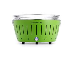 LotusGrill XL LG G435 U GR - VERDE - Barbacoa con baterías y cable de alimentación USB - ¡NUEVO 2019!